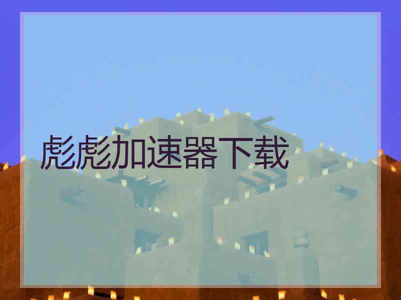 彪彪加速器下载