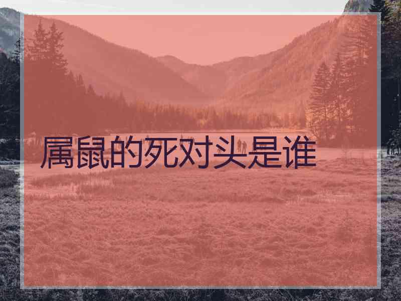 属鼠的死对头是谁