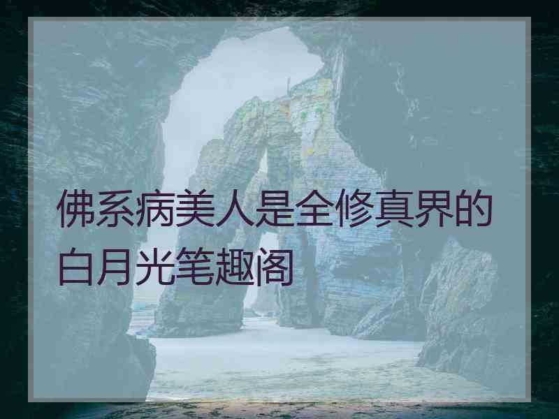 佛系病美人是全修真界的白月光笔趣阁
