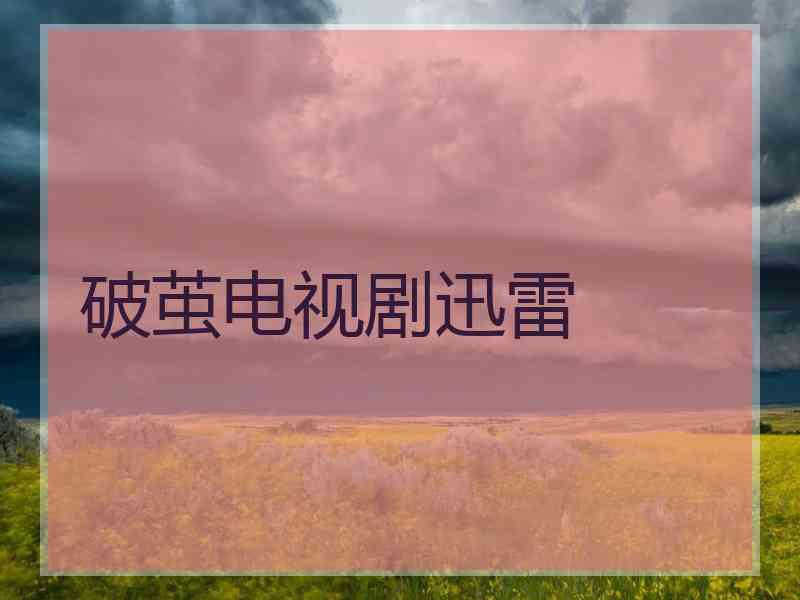 破茧电视剧迅雷
