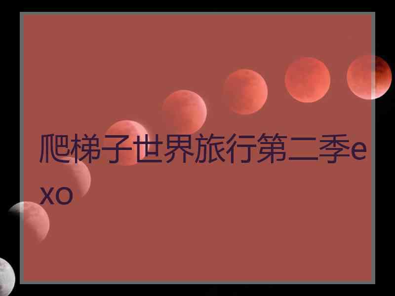 爬梯子世界旅行第二季exo