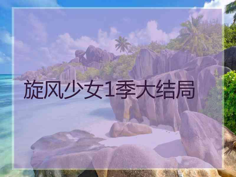 旋风少女1季大结局