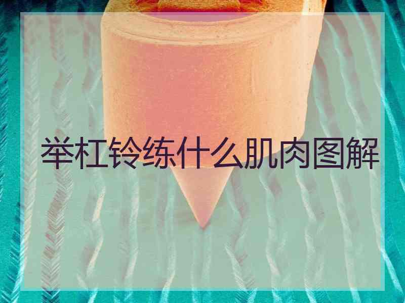 举杠铃练什么肌肉图解