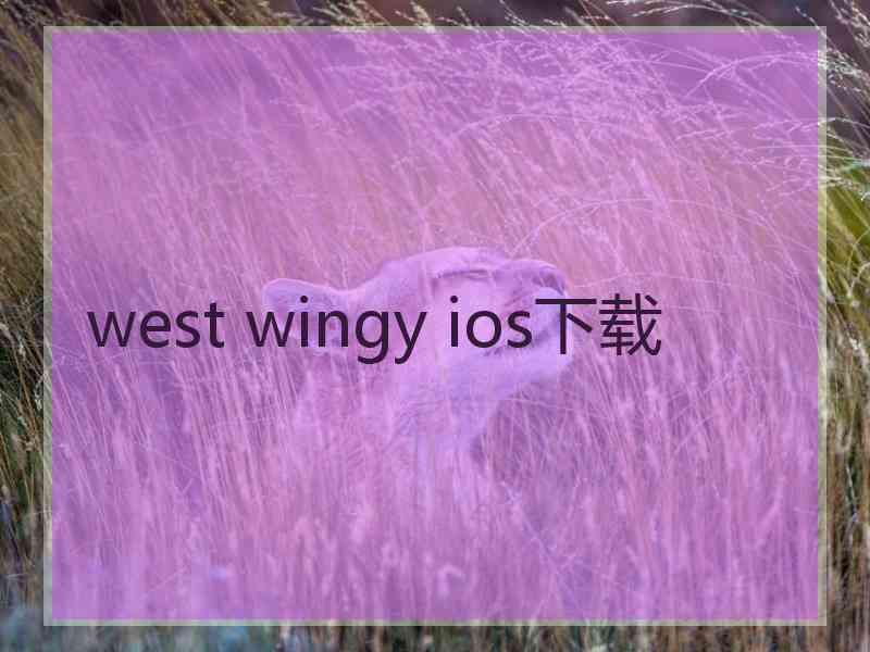 west wingy ios下载