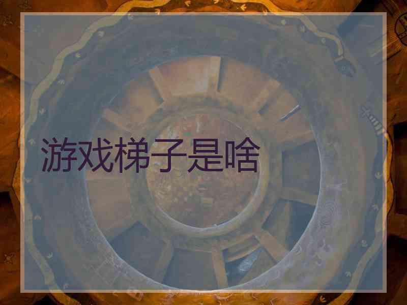 游戏梯子是啥