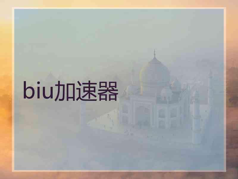 biu加速器