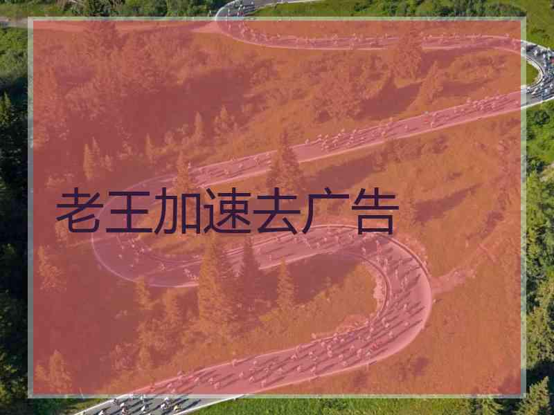 老王加速去广告