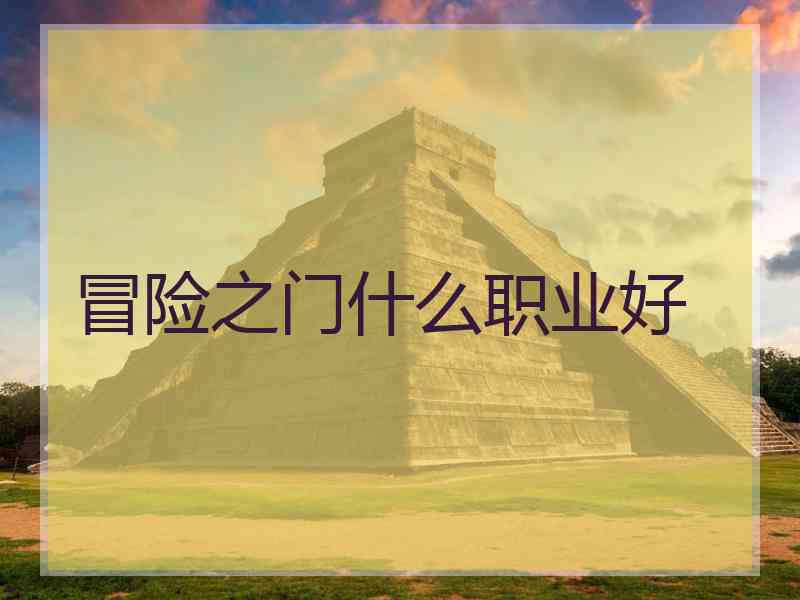 冒险之门什么职业好