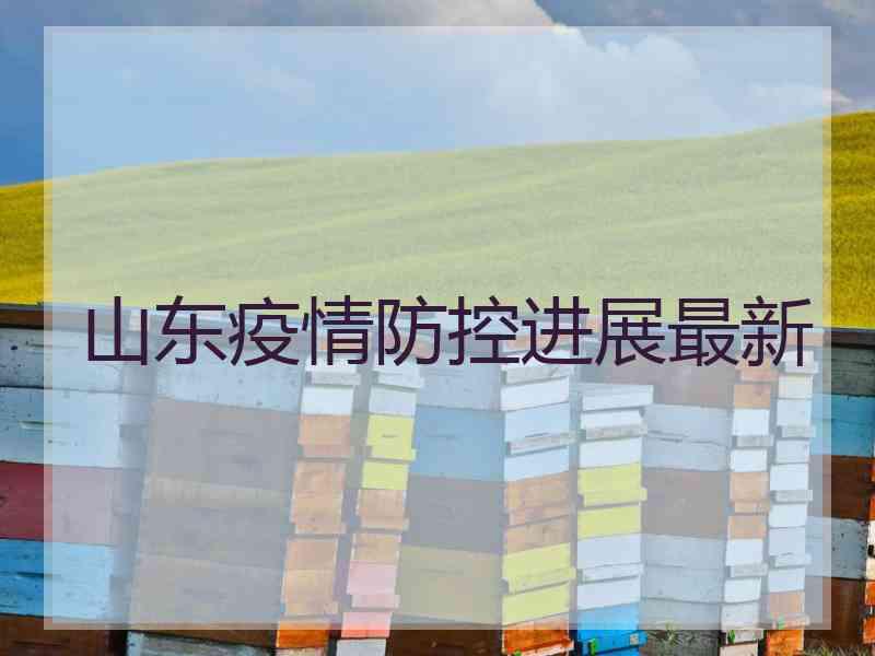 山东疫情防控进展最新