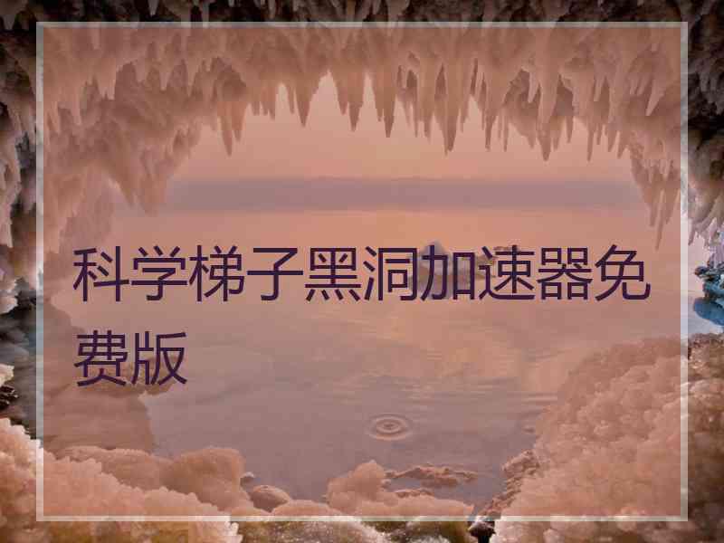 科学梯子黑洞加速器免费版