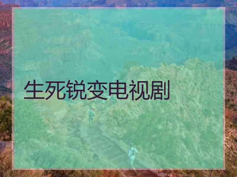 生死锐变电视剧