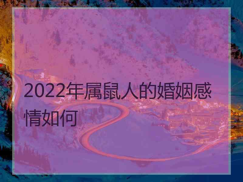 2022年属鼠人的婚姻感情如何