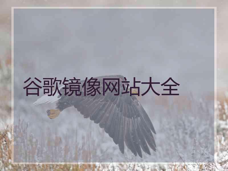 谷歌镜像网站大全
