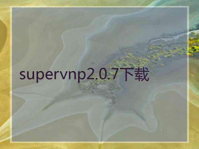 supervnp2.0.7下载