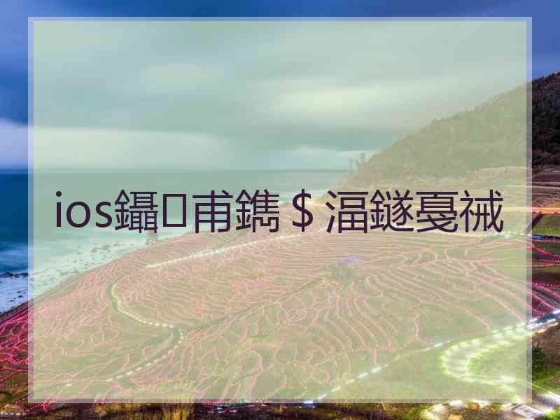 ios鑷甫鐫＄湢鐩戞祴