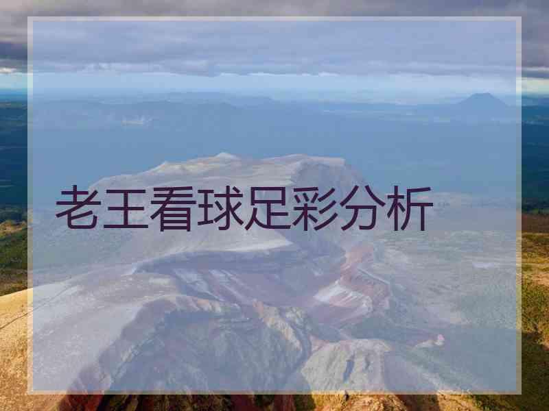 老王看球足彩分析