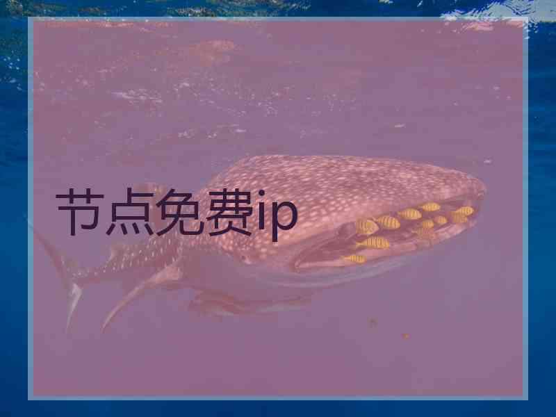 节点免费ip