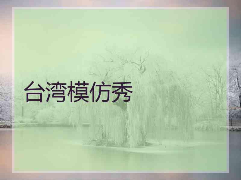 台湾模仿秀