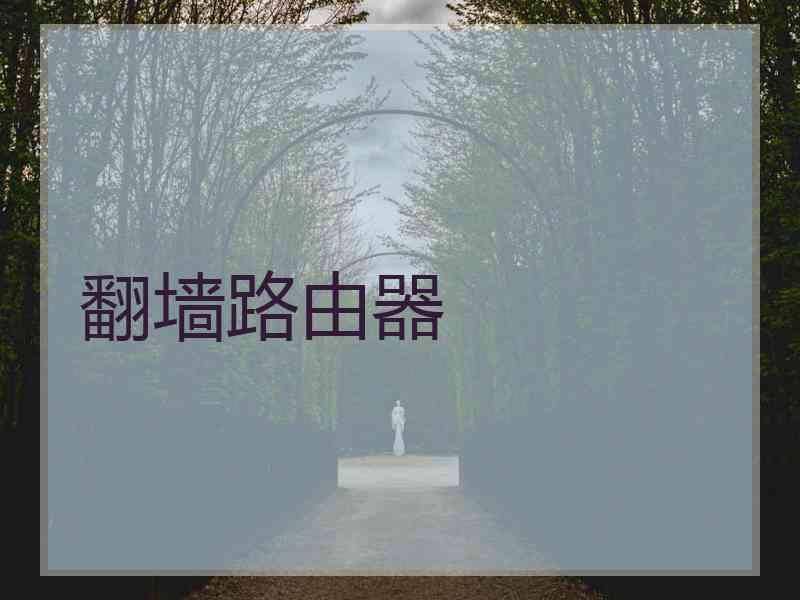 翻墙路由器