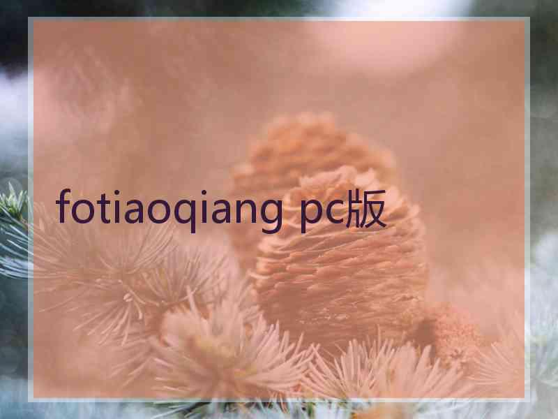 fotiaoqiang pc版