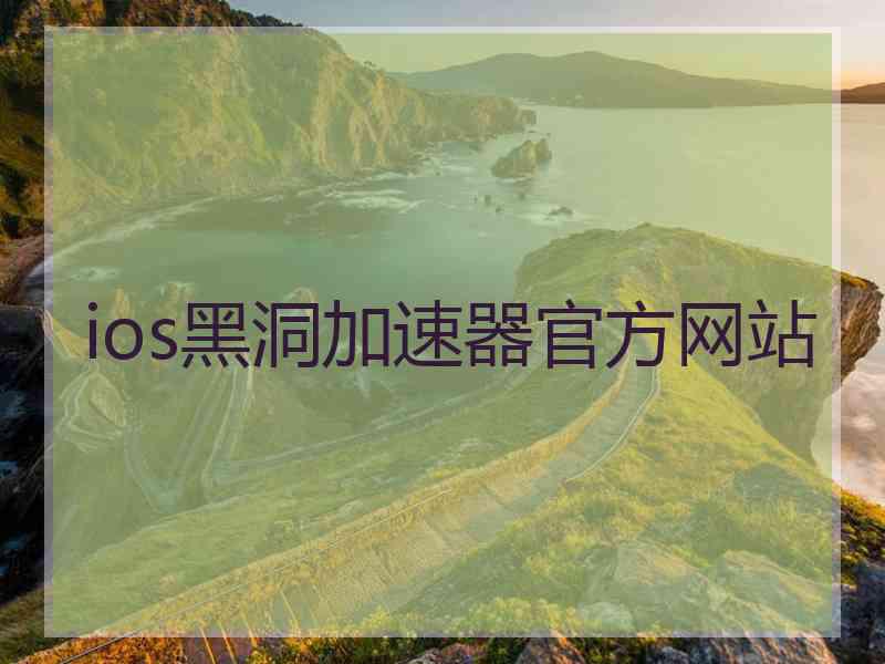 ios黑洞加速器官方网站