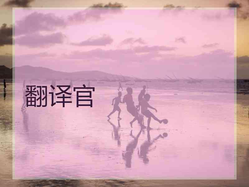 翻译官