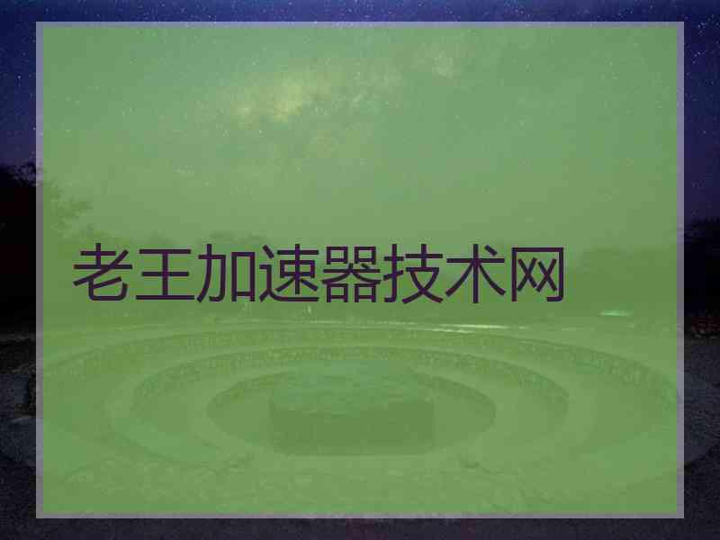 老王加速器技术网