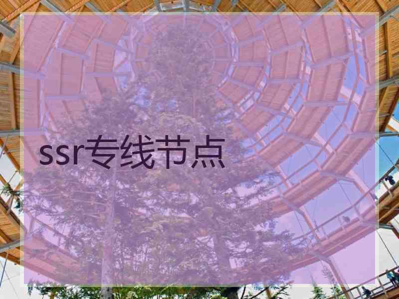 ssr专线节点