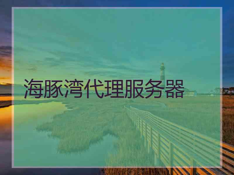 海豚湾代理服务器