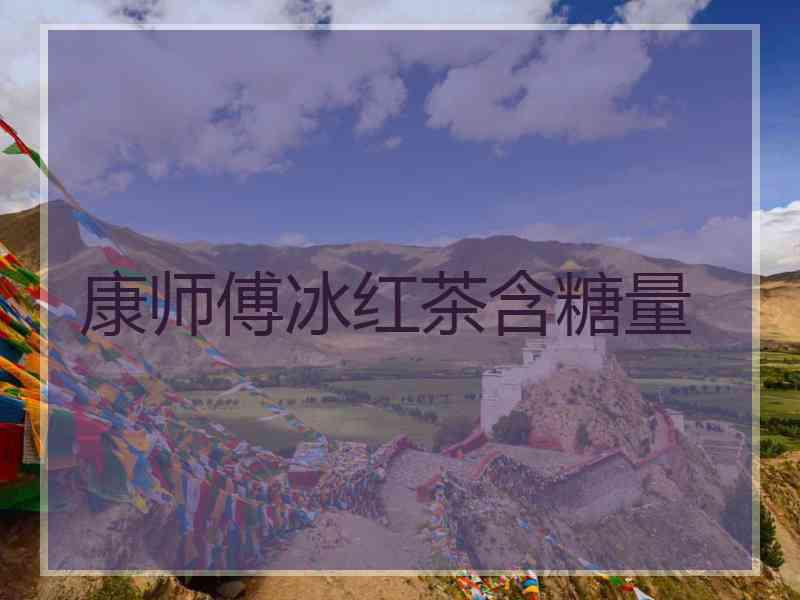 康师傅冰红茶含糖量