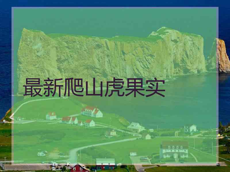 最新爬山虎果实