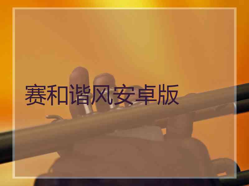 赛和谐风安卓版
