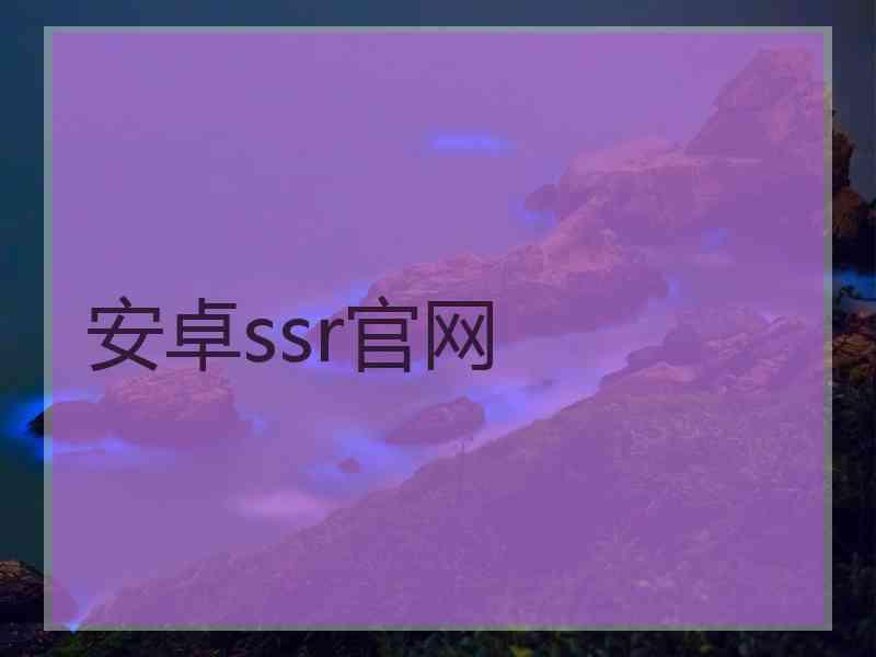 安卓ssr官网