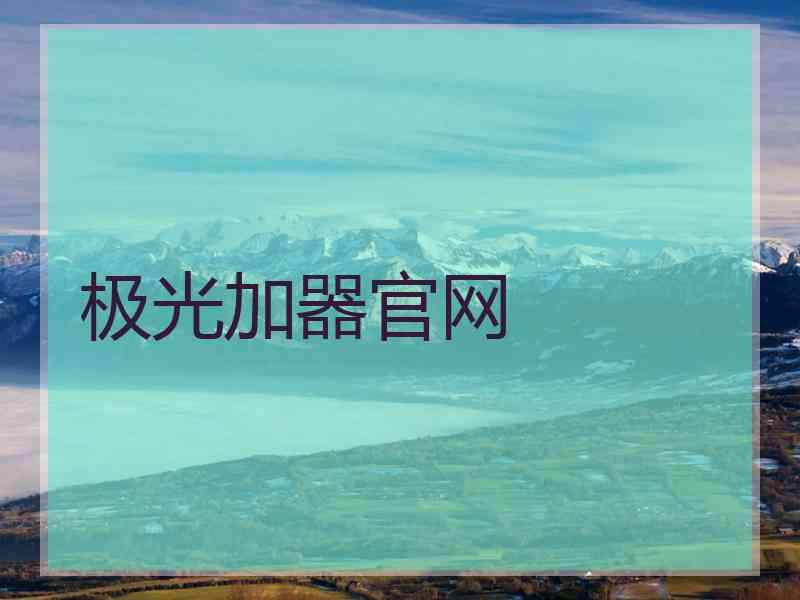 极光加器官网