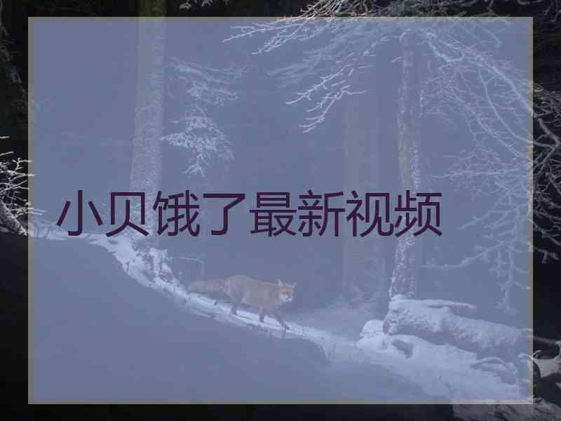 小贝饿了最新视频