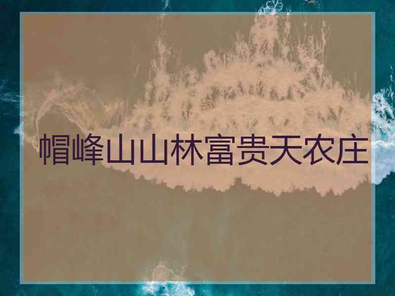 帽峰山山林富贵天农庄