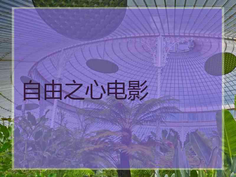 自由之心电影