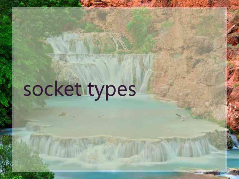 socket types