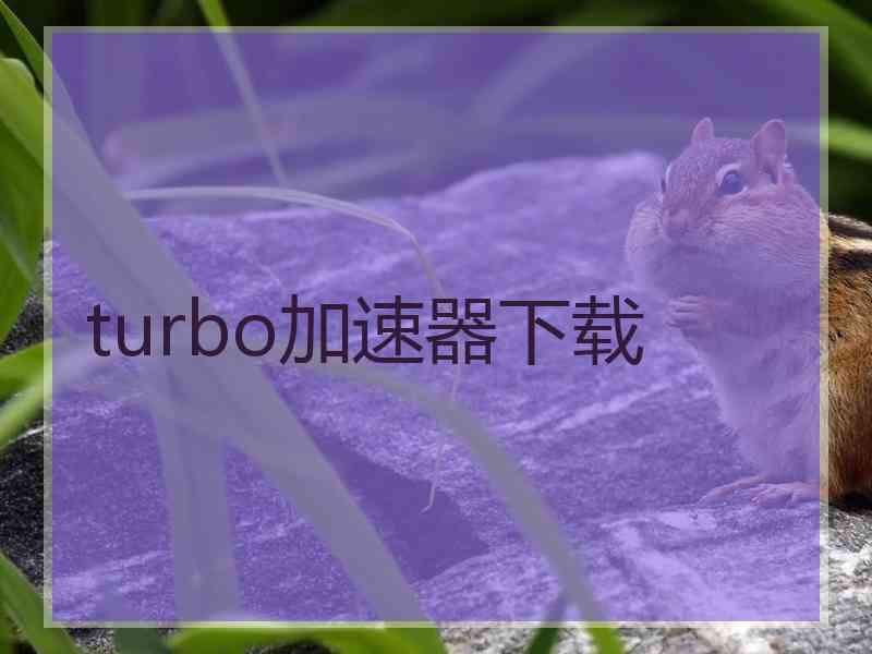 turbo加速器下载