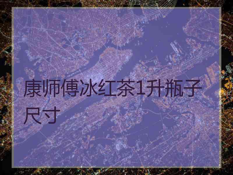 康师傅冰红茶1升瓶子尺寸
