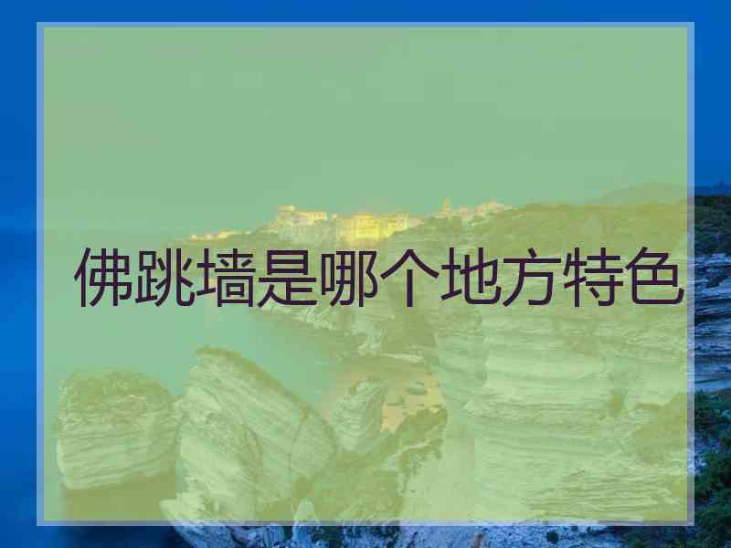 佛跳墙是哪个地方特色