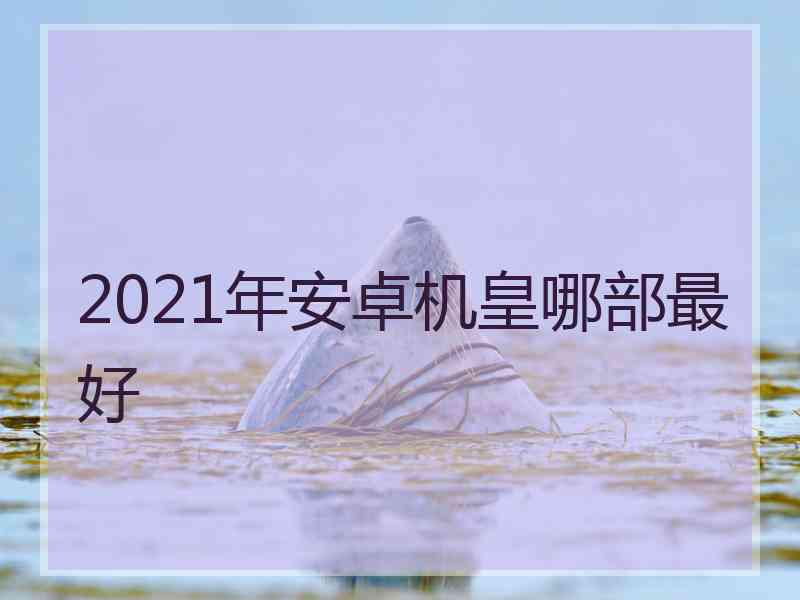 2021年安卓机皇哪部最好