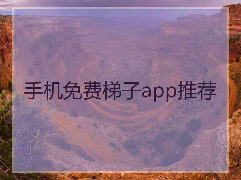 手机免费梯子app推荐