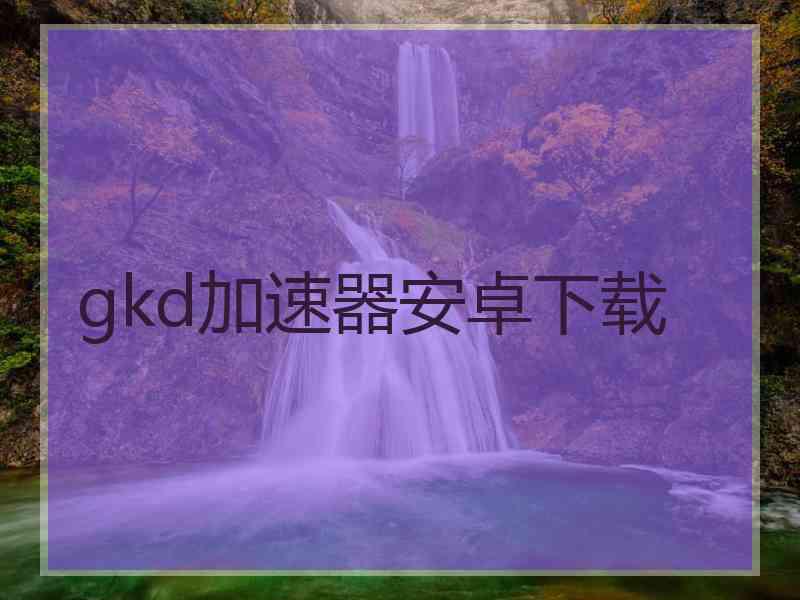 gkd加速器安卓下载