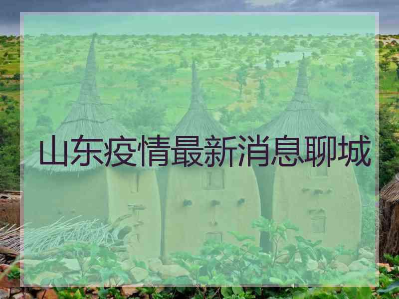 山东疫情最新消息聊城