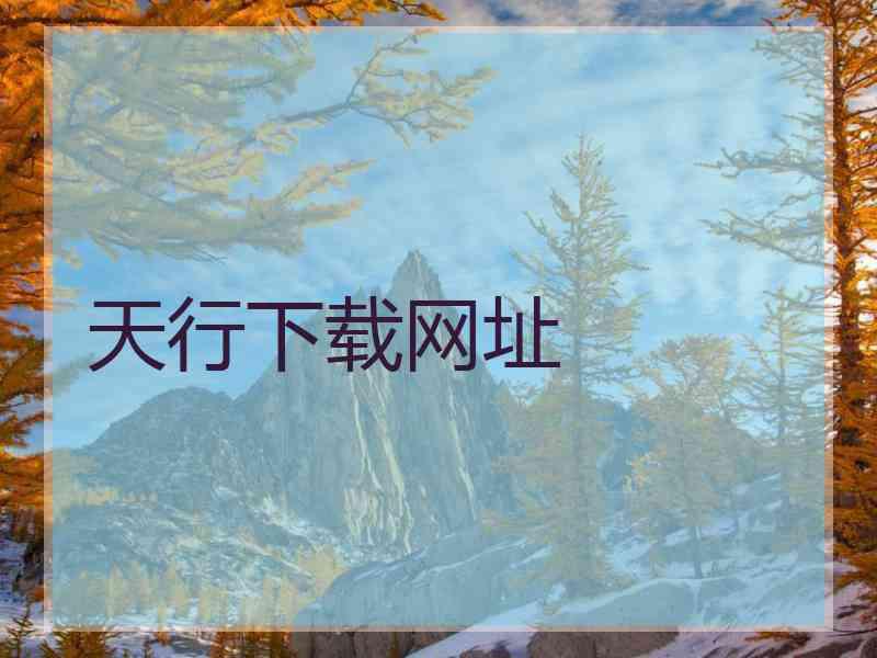 天行下载网址