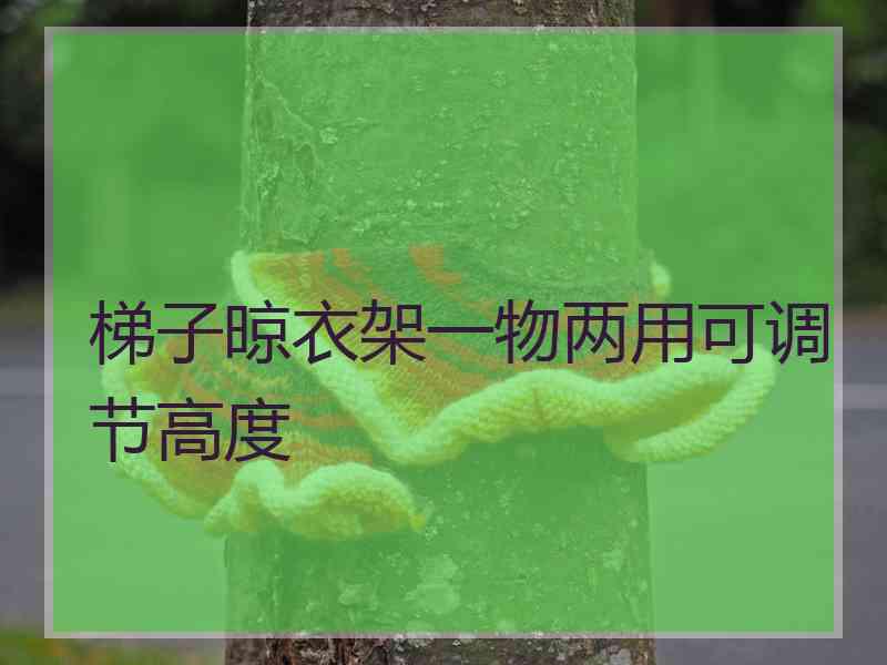 梯子晾衣架一物两用可调节高度