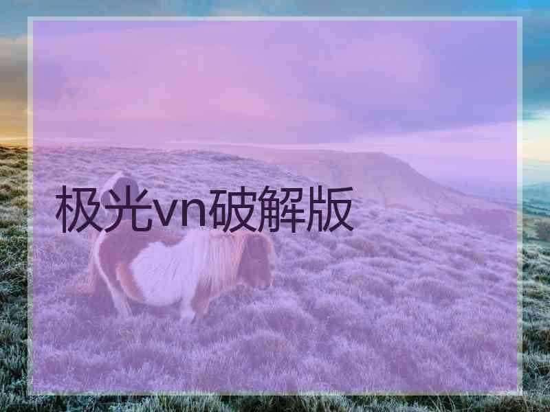 极光vn破解版