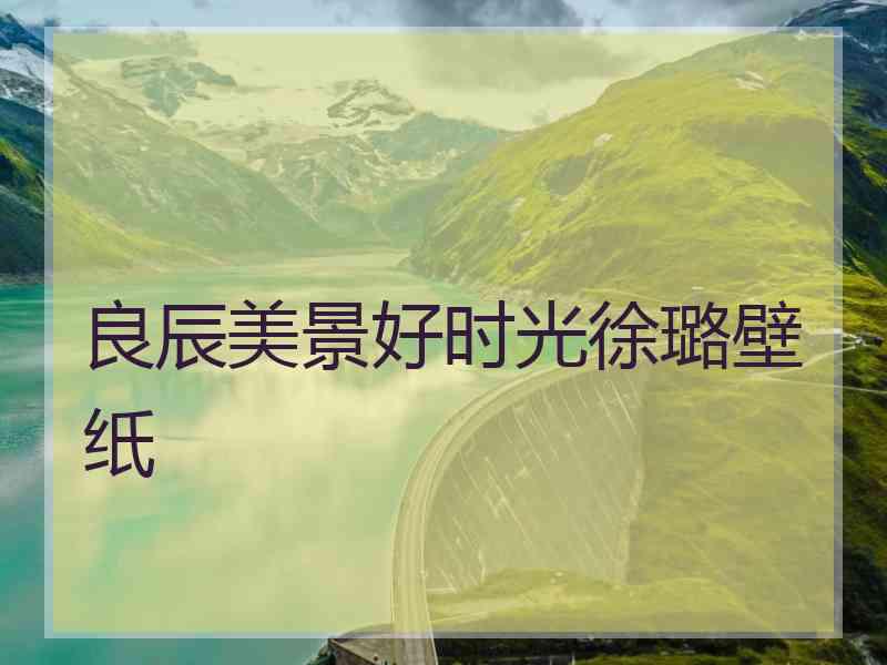 良辰美景好时光徐璐壁纸