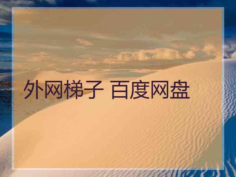外网梯子 百度网盘